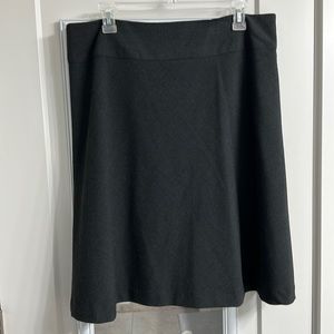 Size 12 Express knee length black/grey skirt